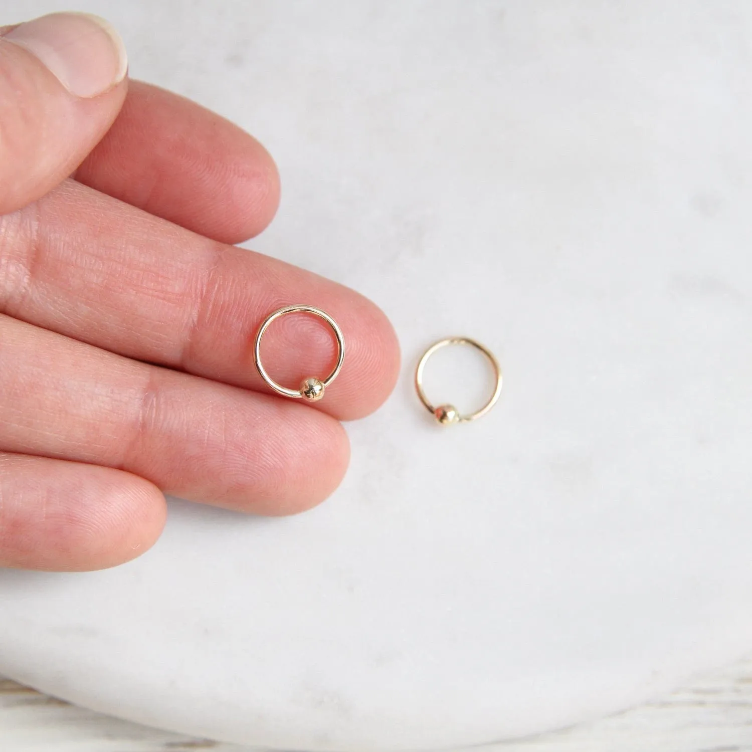 10mm Gold Filled Sleeper Hoop