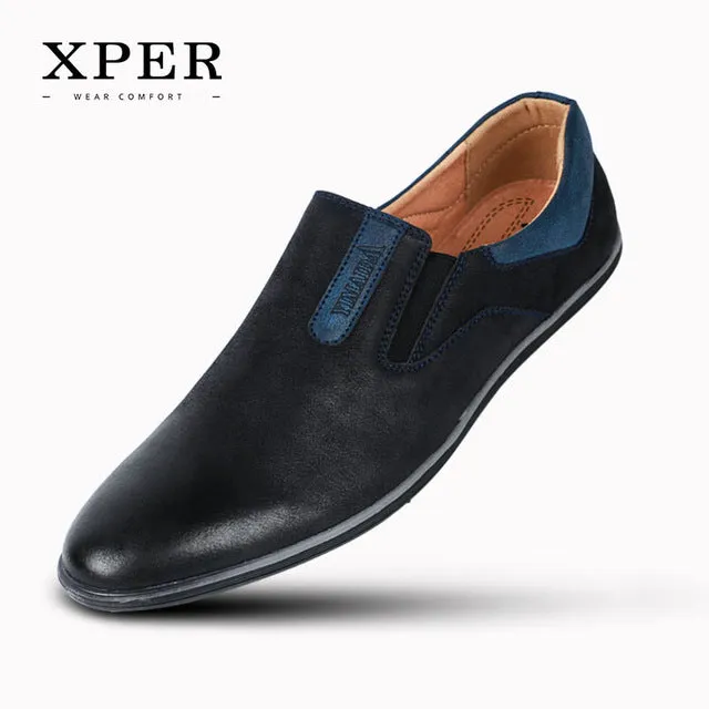 2017 XPER Men Shoes New Collection Men Loafers Comfortable Men Flats Shoes #YM86831BU/BN