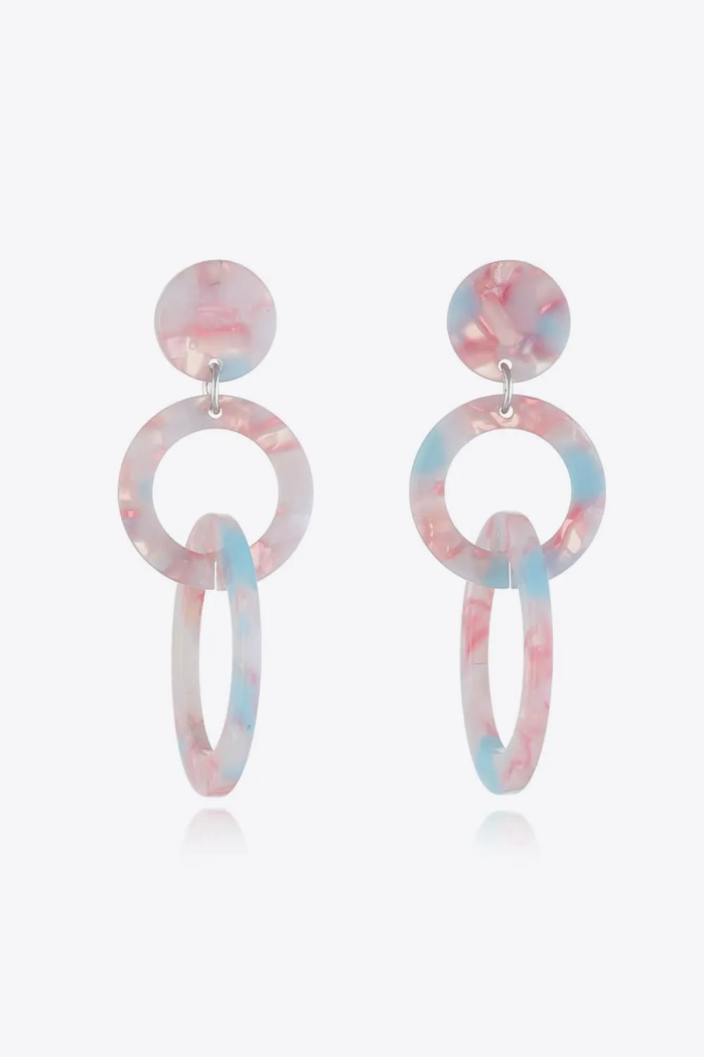 Acrylic Double-Hoop Earrings