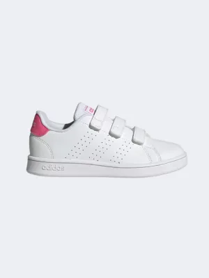 Adidas Advantage Ps-Girls Sportswear Shoes Cloud White/ Magenta