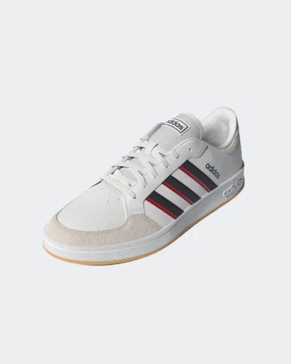 Adidas Breaknet Men Tennis Shoes White/Navy/Red Gy9586