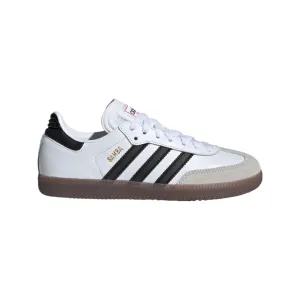 ADIDAS JR SAMBA SHOES-WHITE