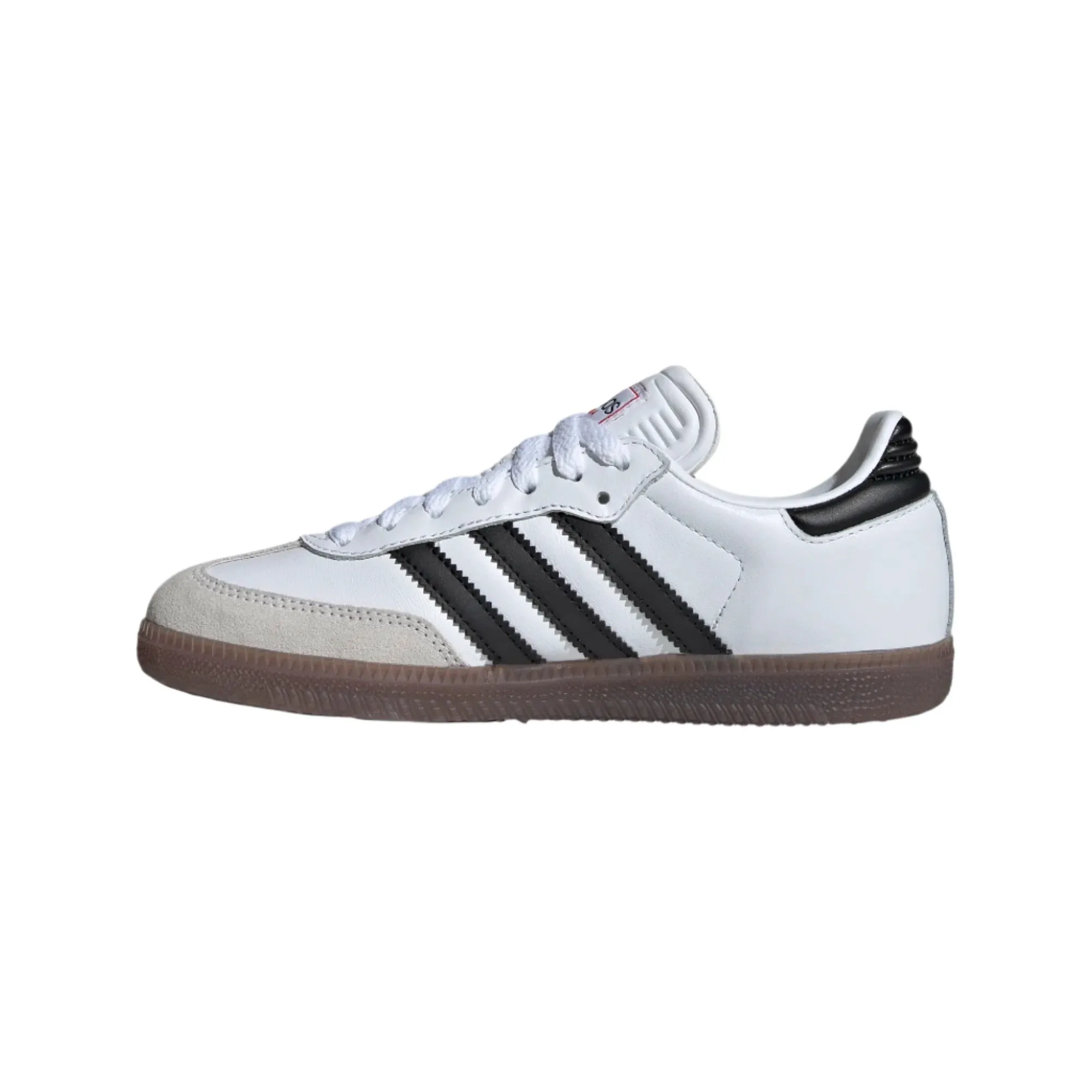 ADIDAS JR SAMBA SHOES-WHITE