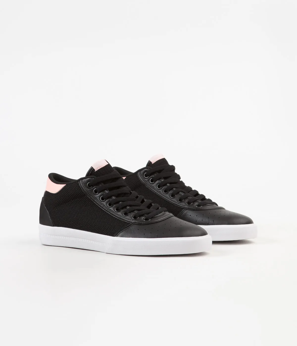 Adidas Lucas Premiere Mid Shoes - Core Black / White / Haze Coral