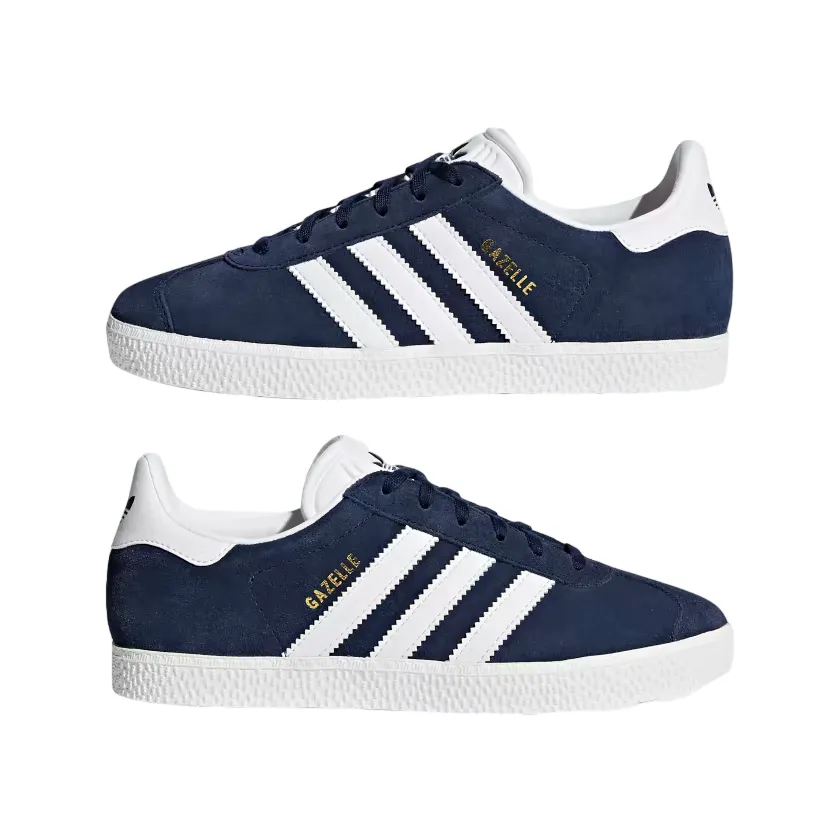 Adidas Originals scarpa sneakers da ragazzi Gazelle BY9144 blu-bianco