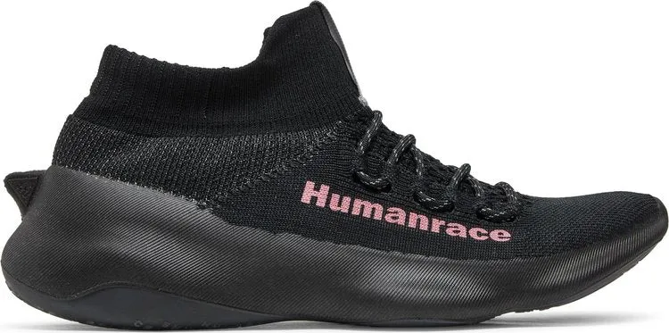 Adidas Pharrell x Human Race Sichona 'Black Shock Pink' Sneakers, Black