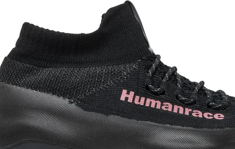 Adidas Pharrell x Human Race Sichona 'Black Shock Pink' Sneakers, Black