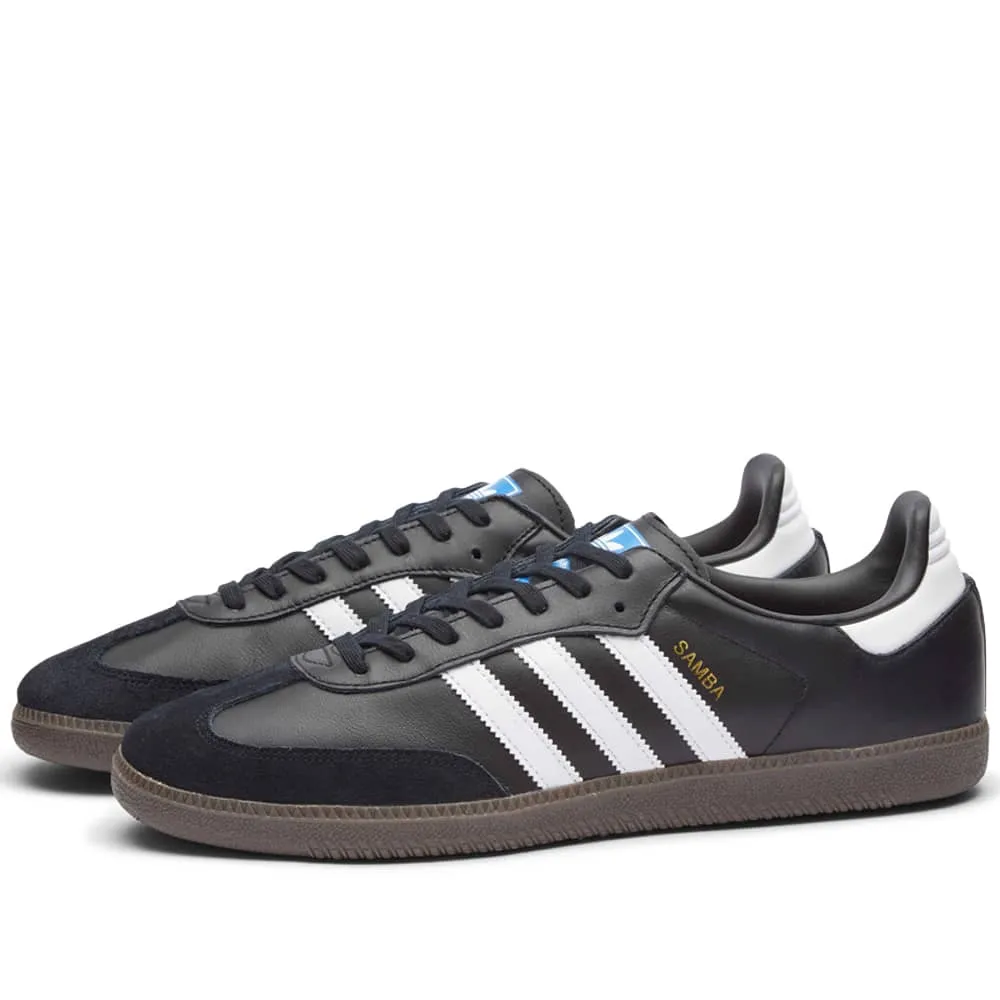 Adidas Samba OG sneakers, black/white double