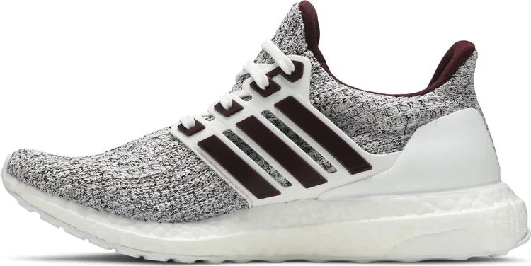 Adidas UltraBoost 4.0 'White Burgundy' sneakers, red