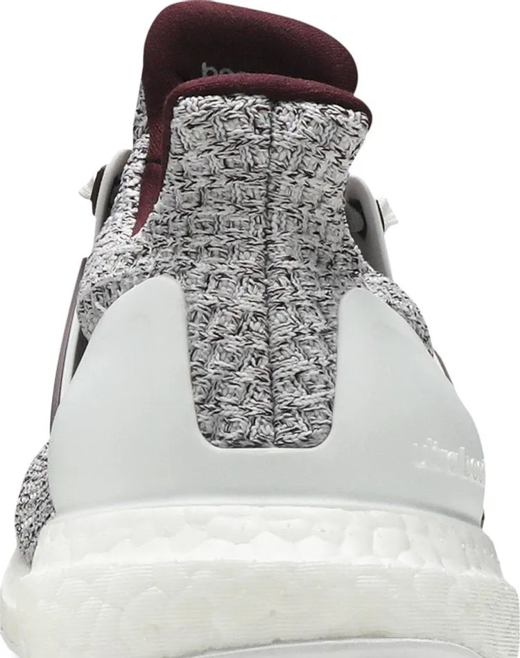 Adidas UltraBoost 4.0 'White Burgundy' sneakers, red