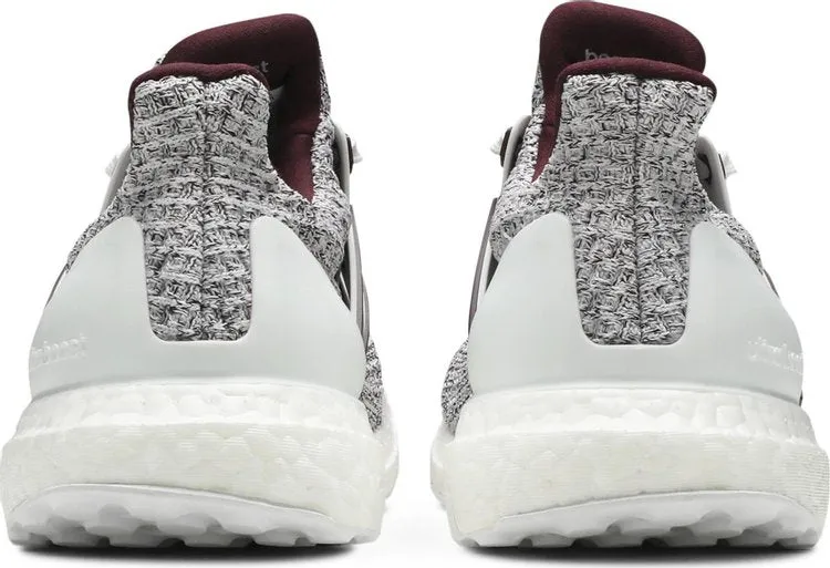 Adidas UltraBoost 4.0 'White Burgundy' sneakers, red