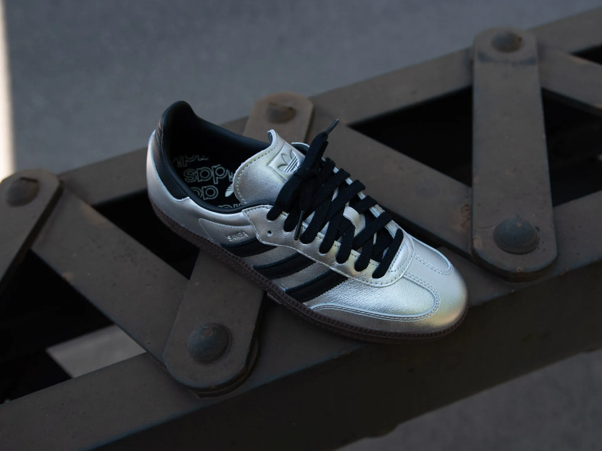 Adidas Women's Samba OG 'Silver Metallic/Core Black'