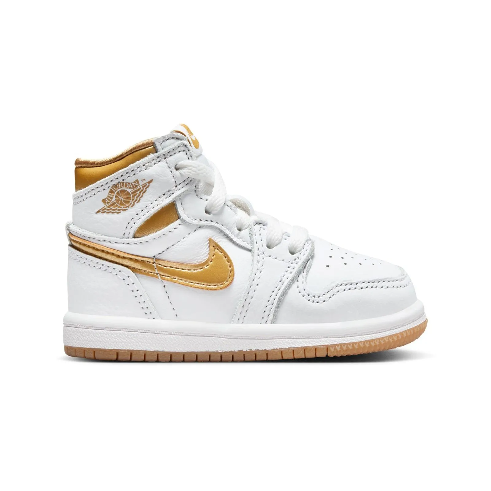 Air Jordan 1 Retro High OG "Metallic Gold" Toddler Shoes FD2598-107