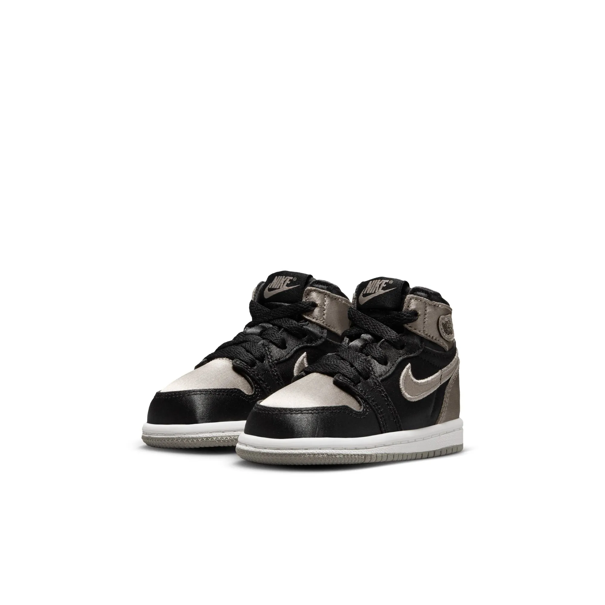 AIR JORDAN 1 RETRO HIGH OG 'SATIN SHADOW' TD - BLACK/MEDIUM GREY/WHITE