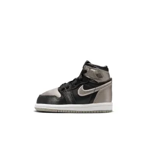 AIR JORDAN 1 RETRO HIGH OG 'SATIN SHADOW' TD - BLACK/MEDIUM GREY/WHITE