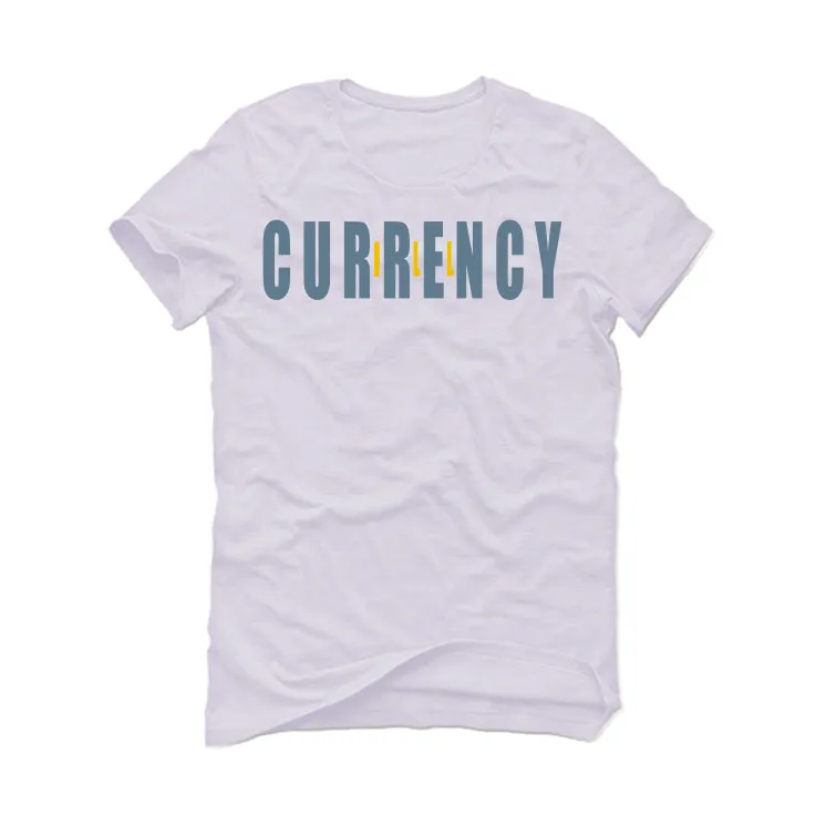 AIR JORDAN 13 “BLUE GREY” | illcurrency White T-Shirt (Across)