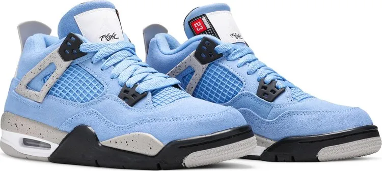 Air Jordan 4 Retro GS University Blue sneakers, blue