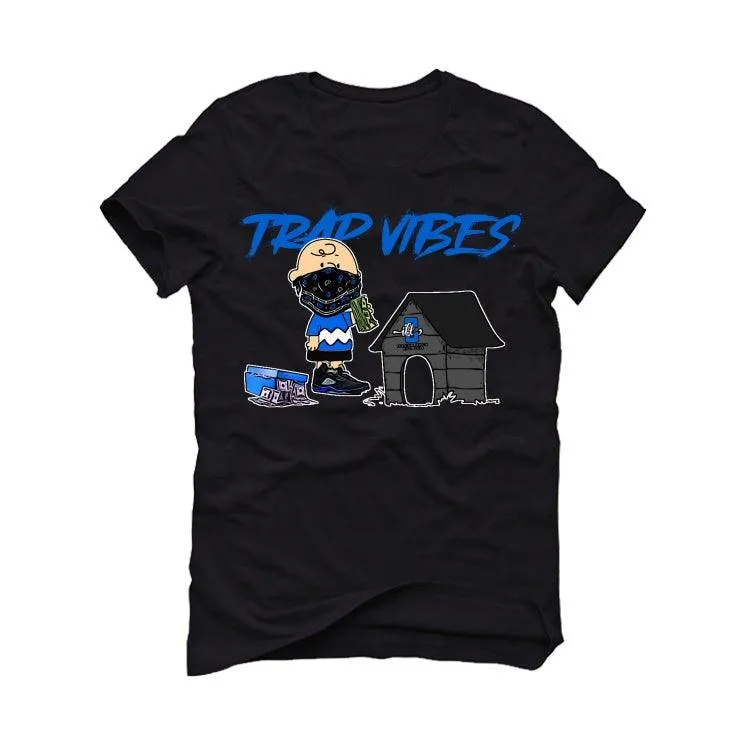 Air Jordan 5 “Racer Blue” Black T-Shirt (Trap Vibes)