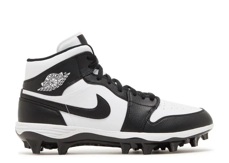 Air Jordan JORDAN 1 MID TD CLEAT 'BLACK WHITE' 2023, white