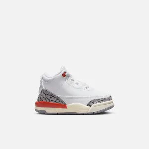 Air Jordan Kids' 3 Retro Georgia Peach (TD)