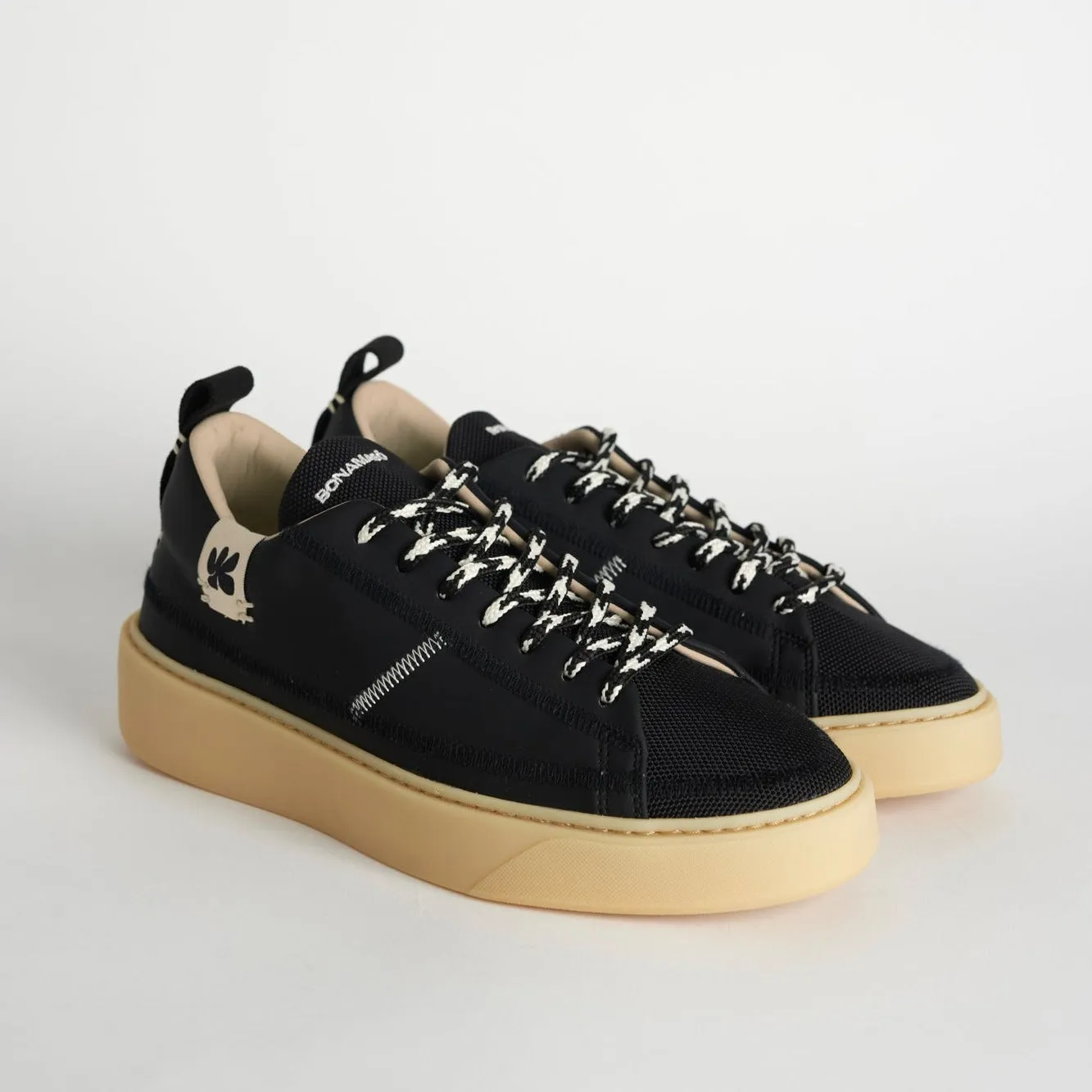 Antonio Black Vegan Sneakers