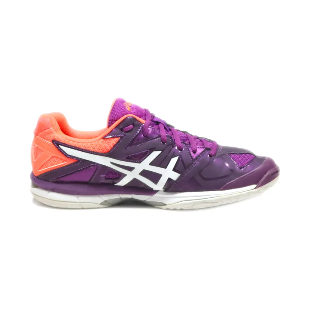 Asics Gel Tactic Sport Shoes Fabric Purple Colour For Women