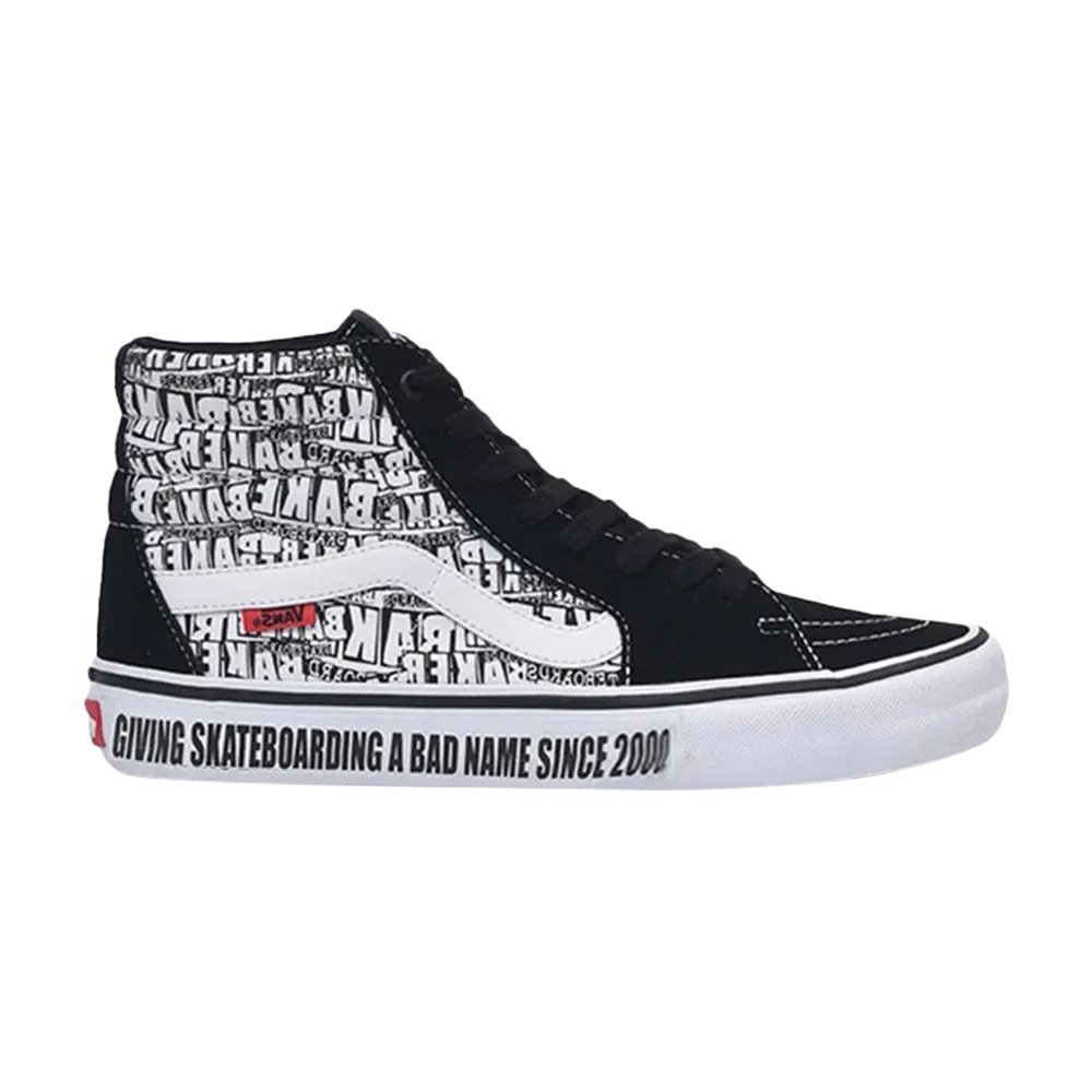 Baker Skateboards x Sk8 Hi Vans sneakers, black