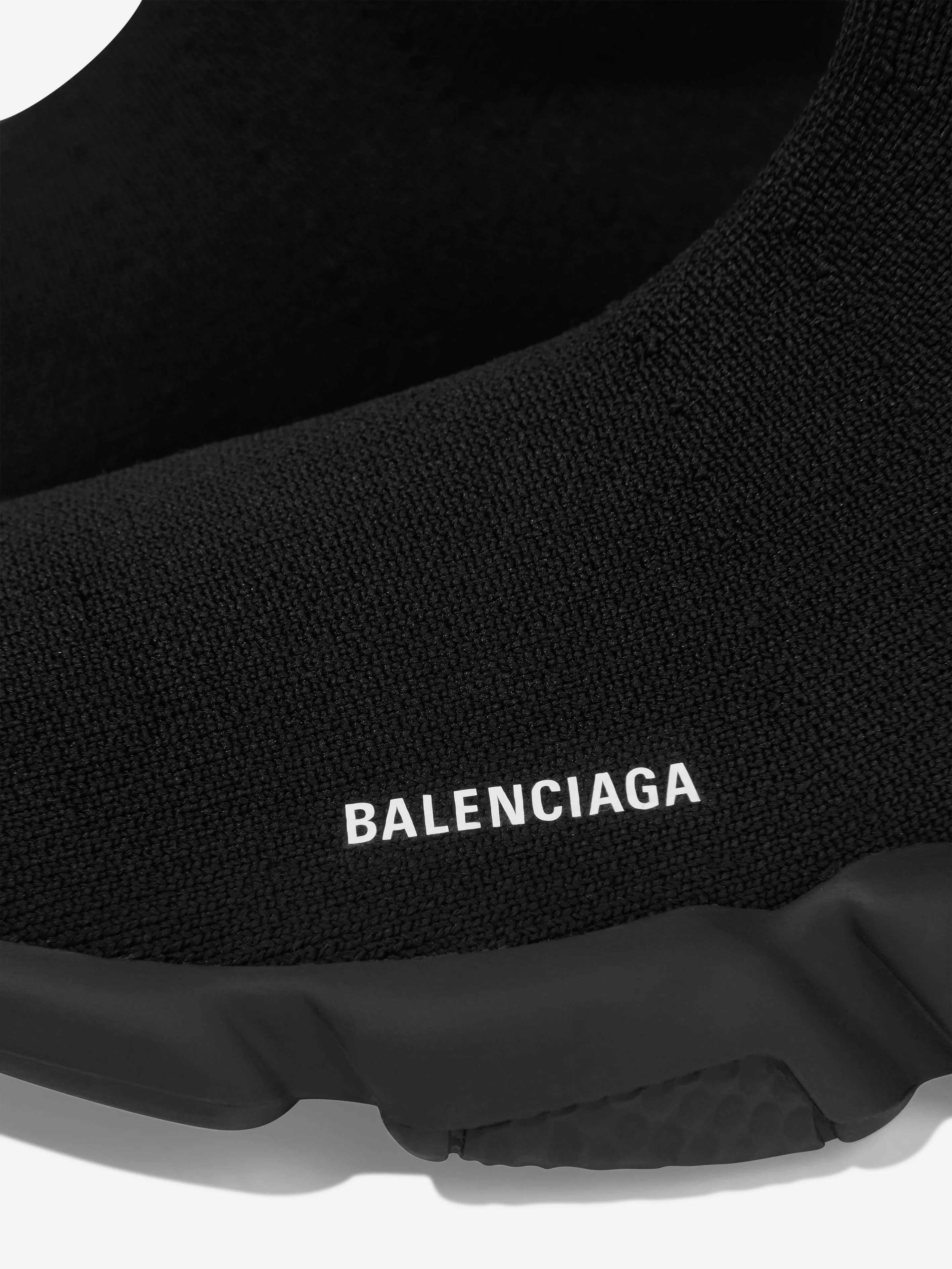 Balenciaga Kids Speed Trainers in Black