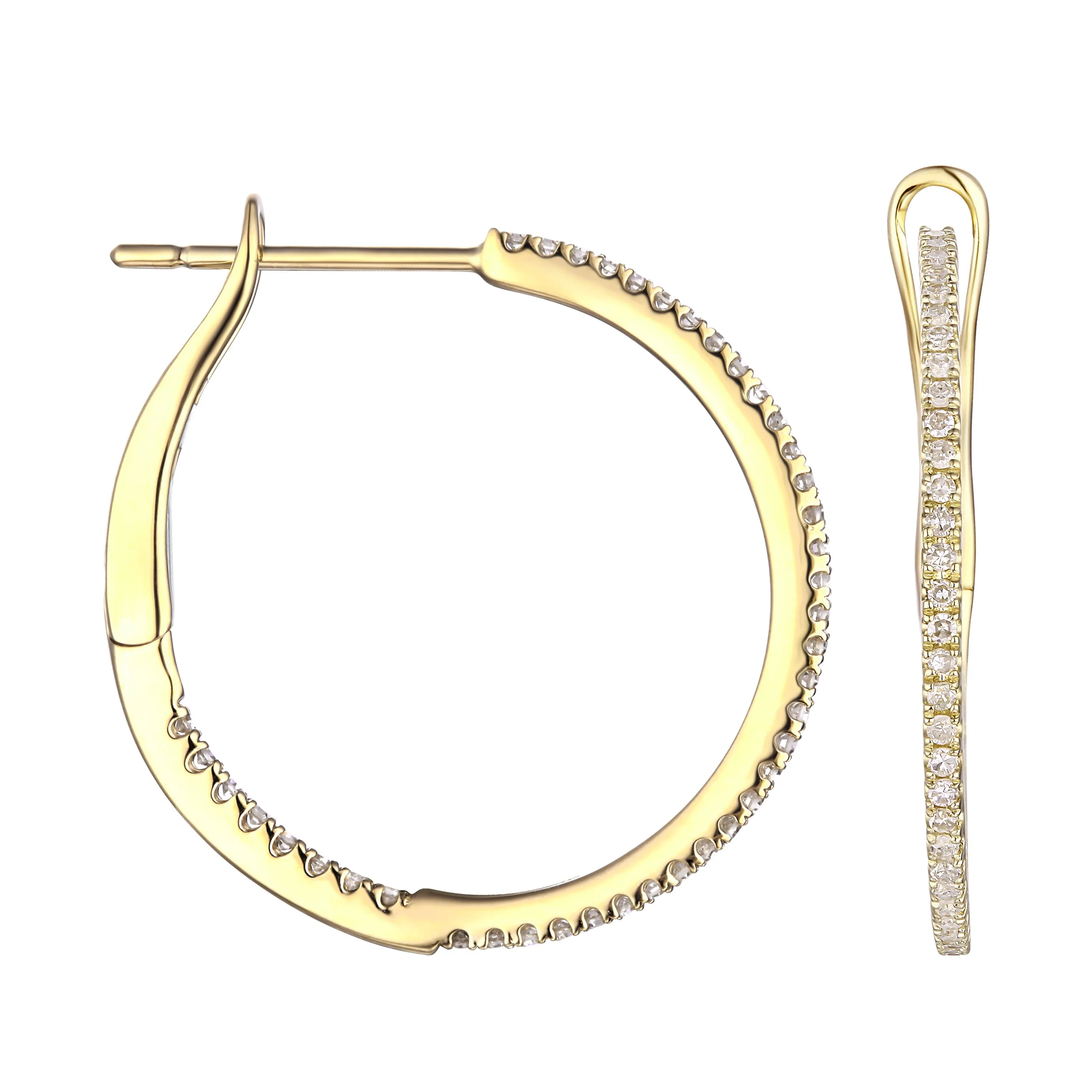 Big Diamond Hoops