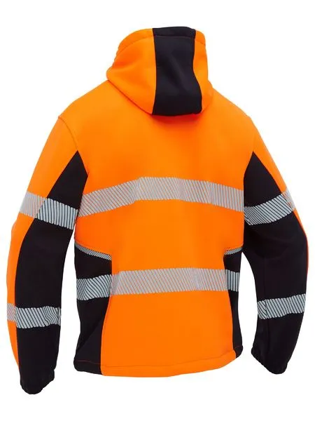 Bisley Flx & Move  Hi Vis Taped Liquid Repellent Fleece Hoodie (BK6571T)