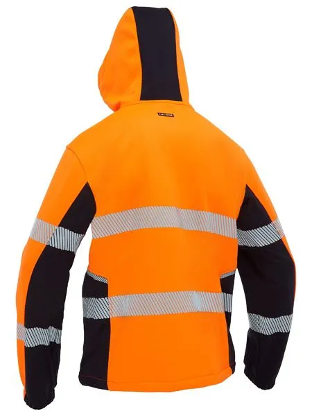 Bisley Flx & Move  Hi Vis Taped Liquid Repellent Fleece Hoodie (BK6571T)