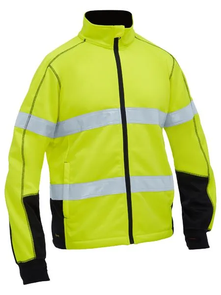 Bisley Men's Taped Hi Vis Zip Front Fleece (BK6611T)