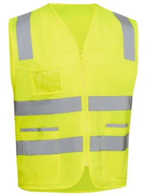 Bisley Taped Hi Vis Safety Zip Vest( BV0341T)