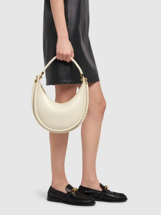 Bottega Veneta   Small Hula Hoop leather shoulder bag 