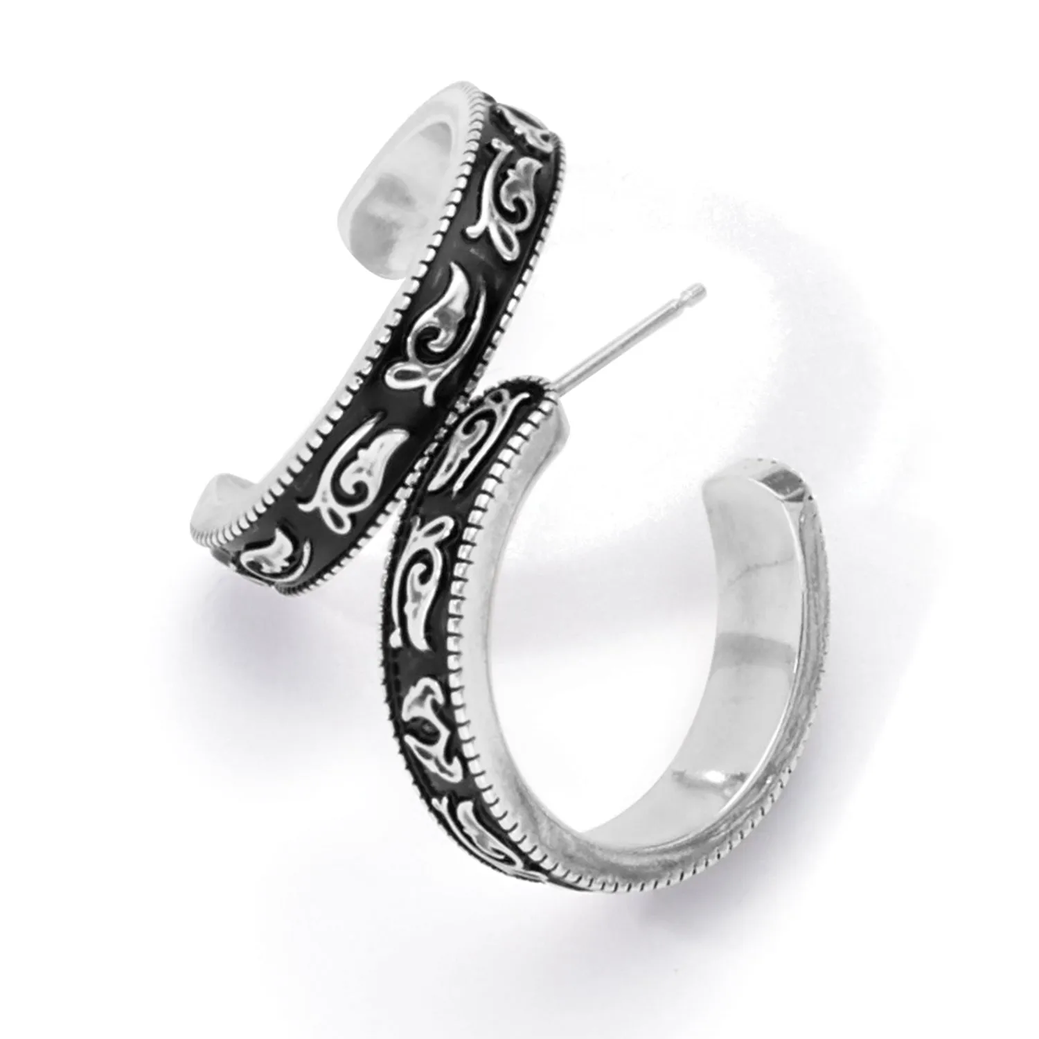 Brighton Moonlight Garden Hoop Earrings