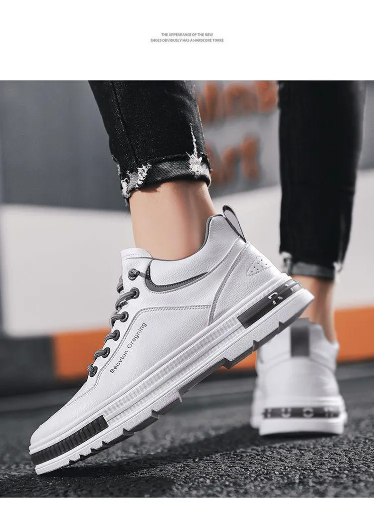 Casual Leather Non-Slip Outdoor Breathable Shoes