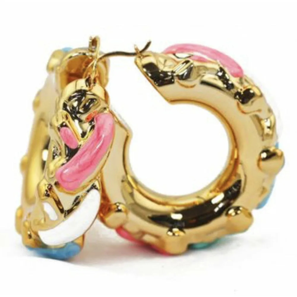 Charlotte Enamel Hoops