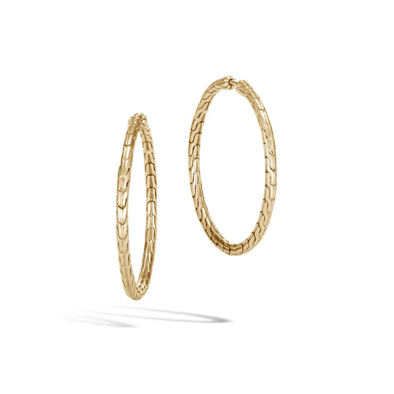 Classic Chain Medium Hoop Earring