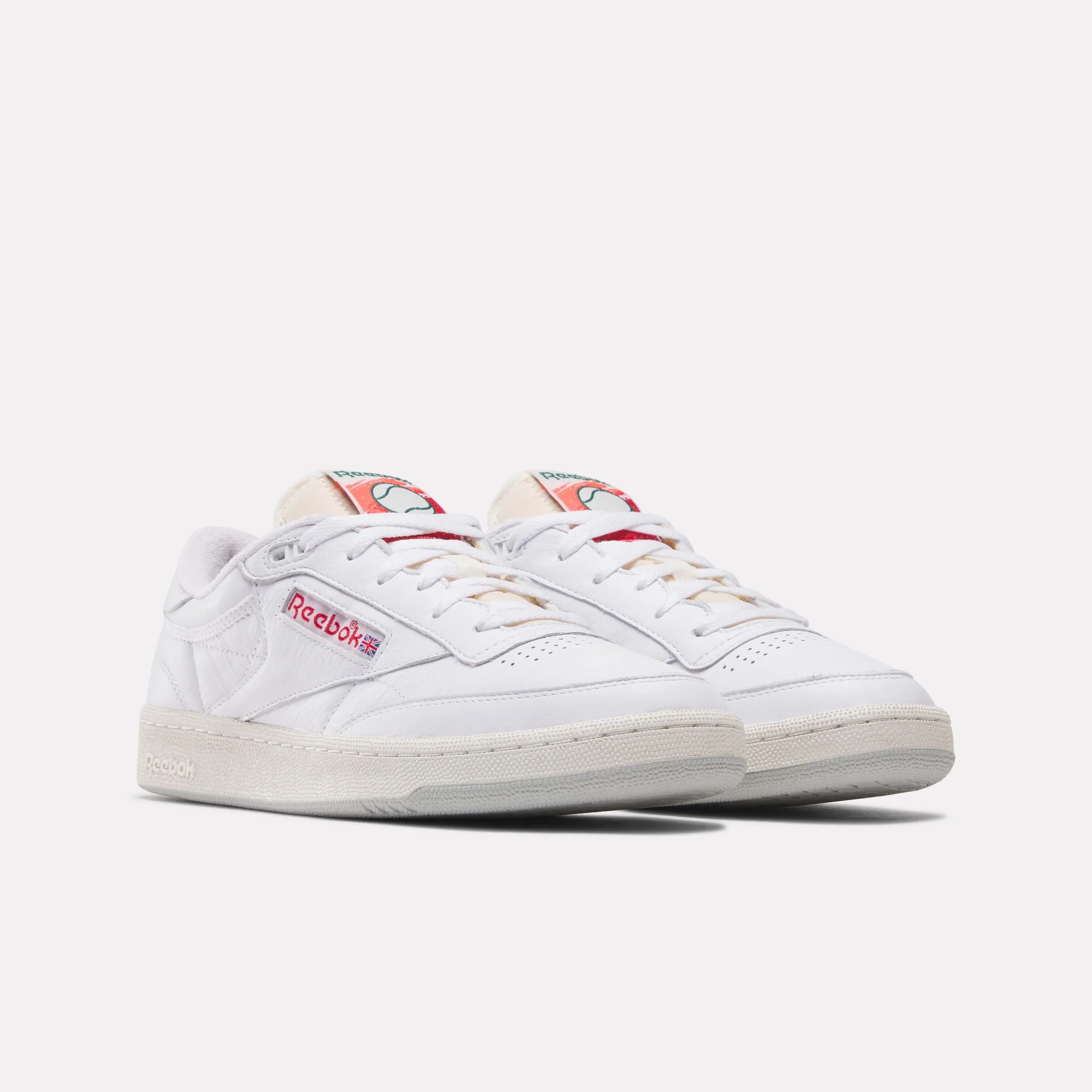 Club C 85 Vintage Shoes White/Chalk/Vector Red