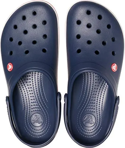 Crocs Unisex Men's and Women's Crocband Clog, Navy, Men's 9 M US/ Women's 11 M US