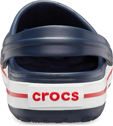 Crocs Unisex Men's and Women's Crocband Clog, Navy, Men's 9 M US/ Women's 11 M US