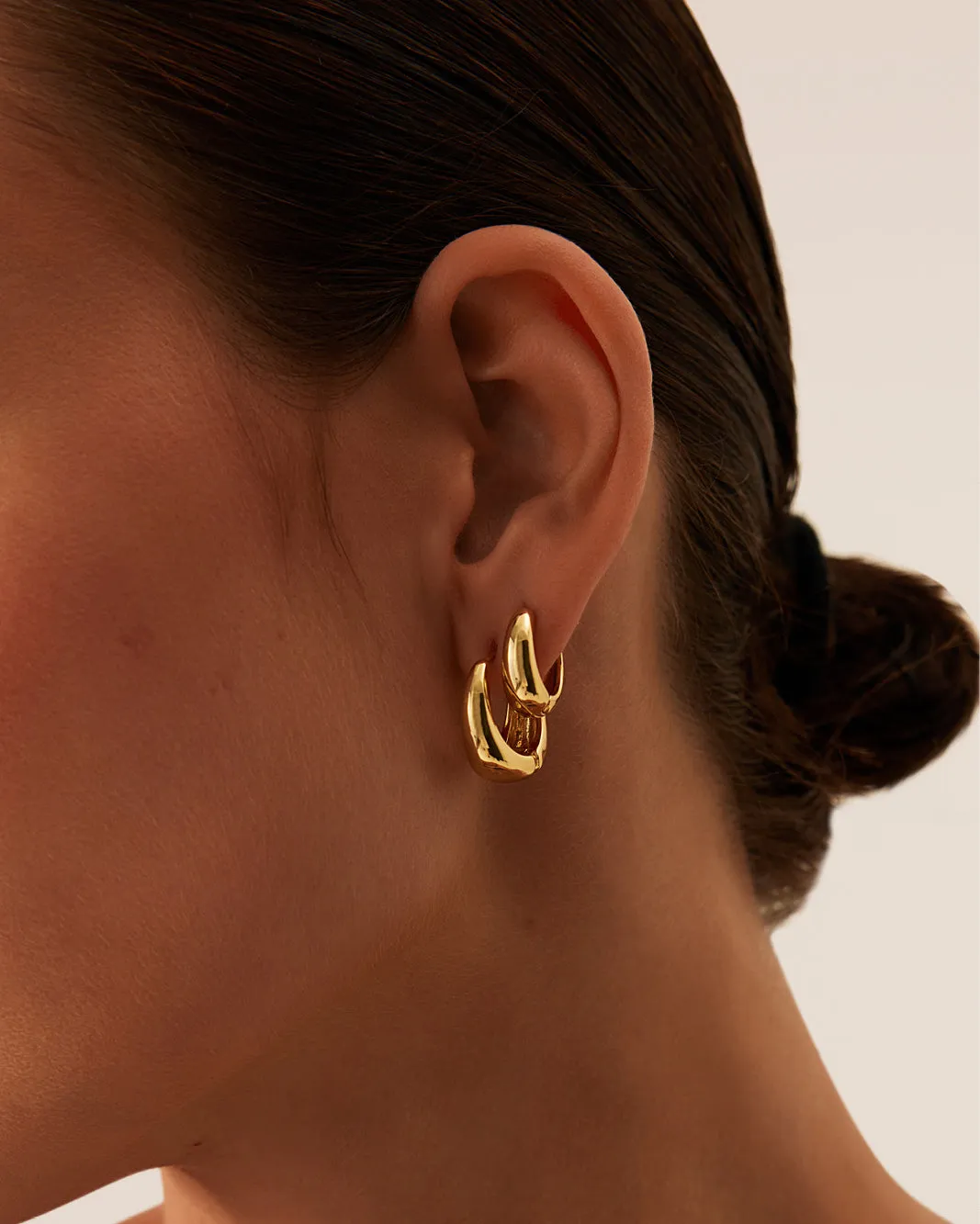 DIANCA 3 PACK EARRINGS - GOLD PLATED 18K