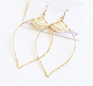 Earrings Malie - Pearl (E168)