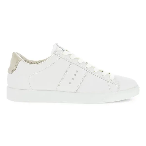 ECCO WOMEN'S STREET LITE SNEAKER - White/Shadow White