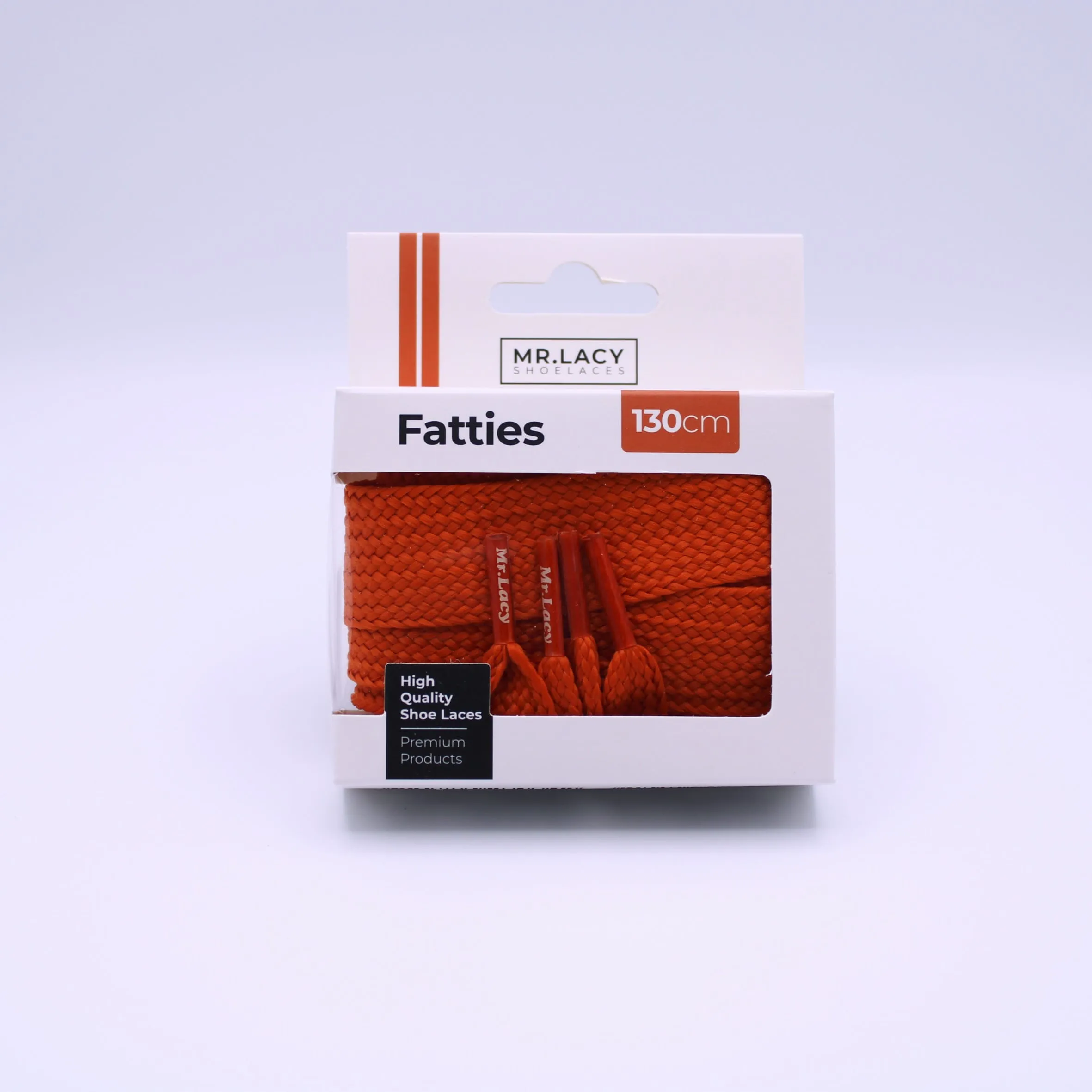 Fatties Shoelaces · Burnt Orange