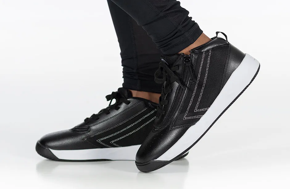 FINAL SALE - Black/White BILLY Sport Hoop Athletic Sneakers