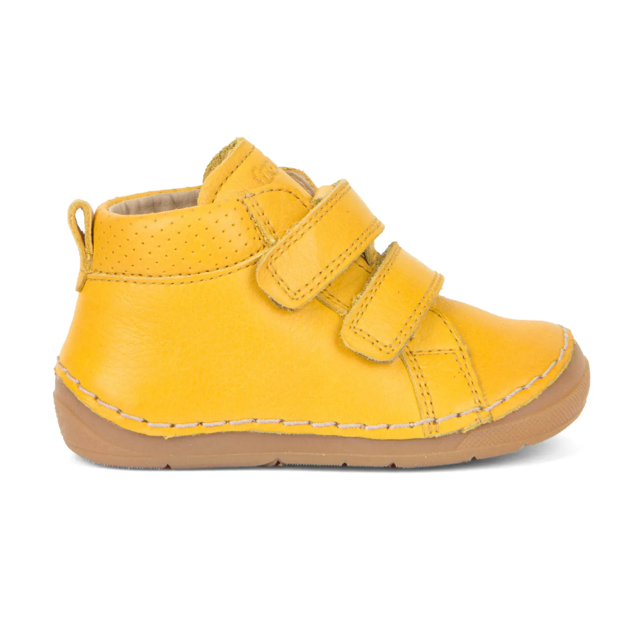 Froddo Boy's and Girl's Paix Casual Shoes with Hoop and Loop Closure - Dark Yellow