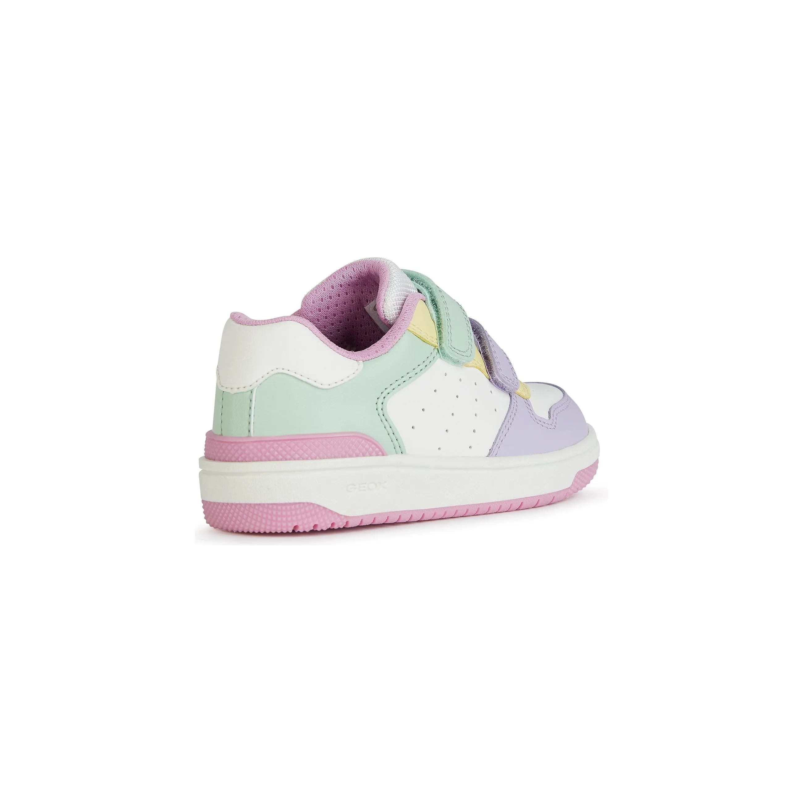 Geox Girls Sneaker J Washiba J45HXB White/Multi