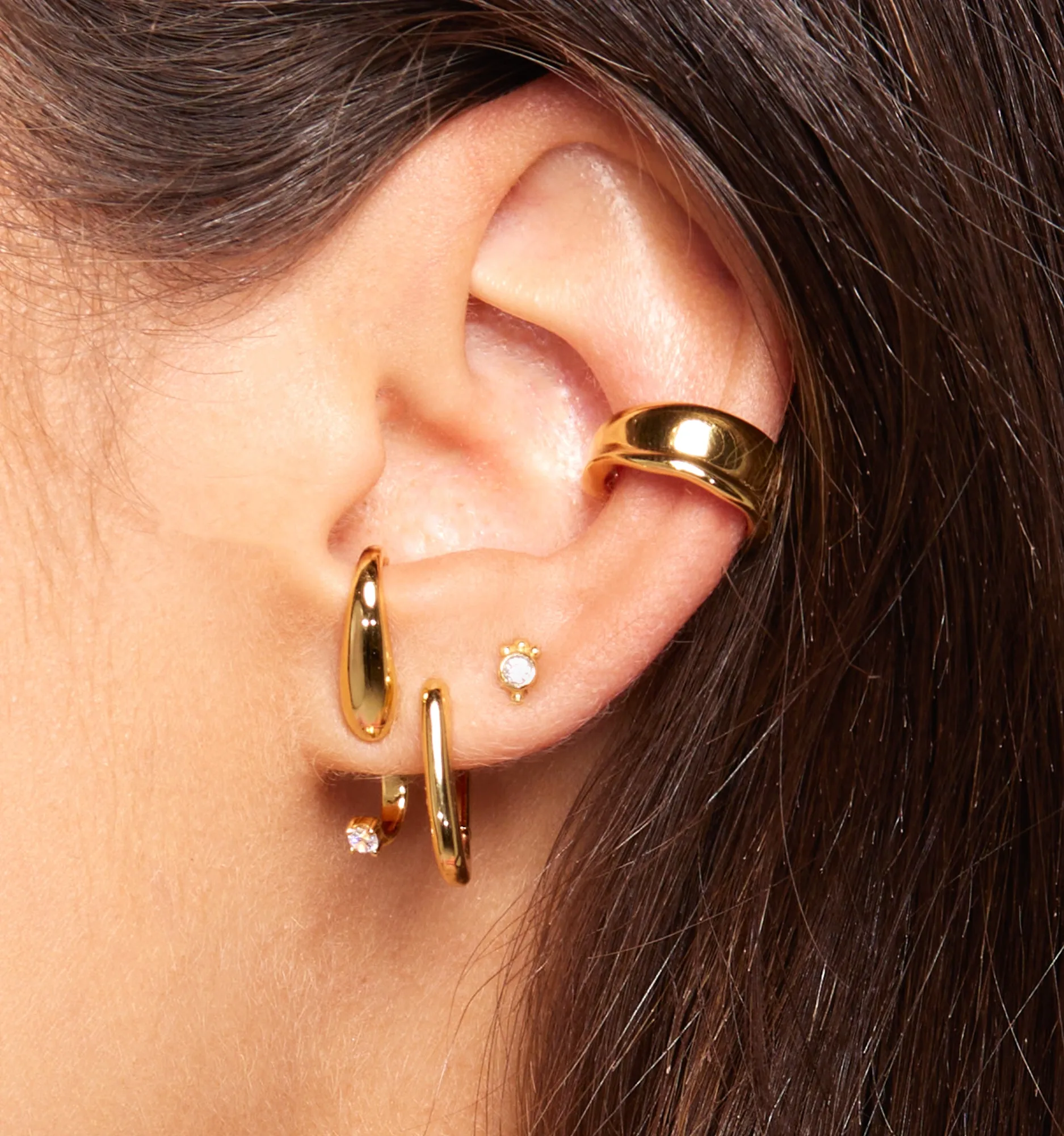 Gold Hoop Earrings