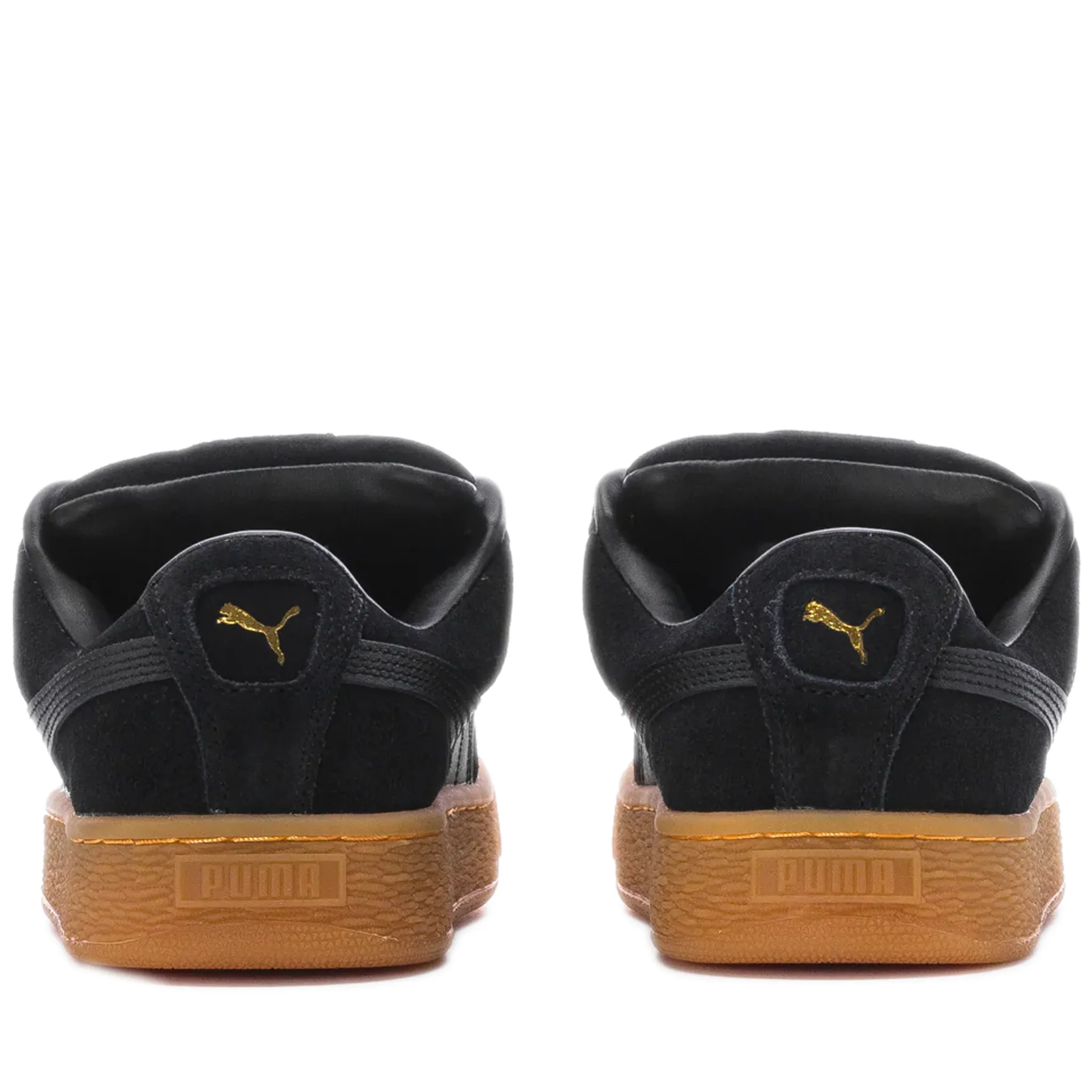 Grade School Puma Suede XL - Black/ Gum